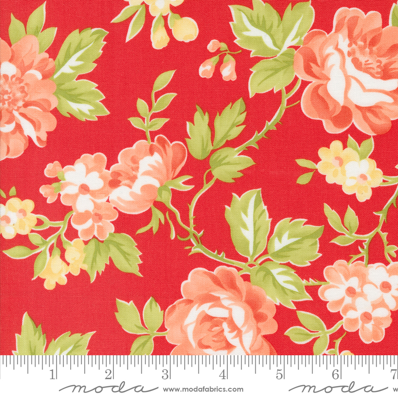 108" Jelly Jam Strawberry | Fig Tree & Co. | Moda Fabrics | 108014 23 | Sold in 1/2 Yd