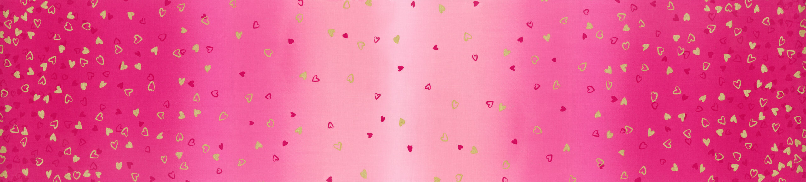 I Heart Ombre Metallic Fuchsia | V and Co. | Moda Fabrics | 10875 337M | Sold in 1/2 Yd