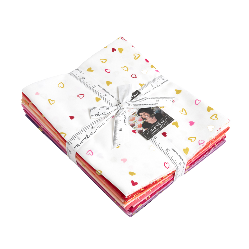 I Heart Ombre Metallic Half Yard Bundle | V and Co. | Moda Fabrics |10875HYM | Sold As A Bundle