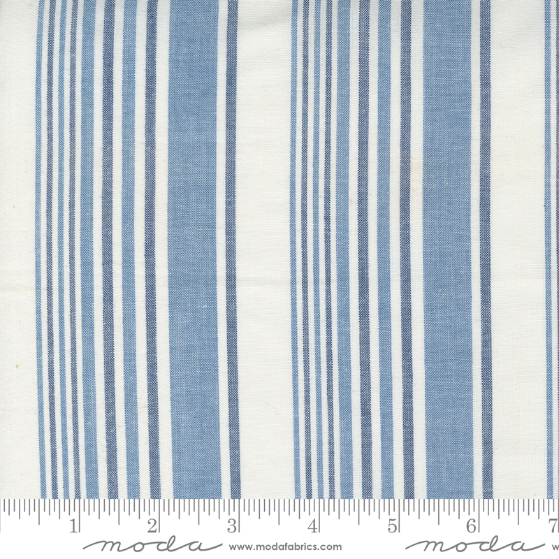 Denim & Daisies Wovens Daisy Stripe | Fig Tree & Co | Moda Fabrics | 12222 11 | Sold in 1/2 Yd