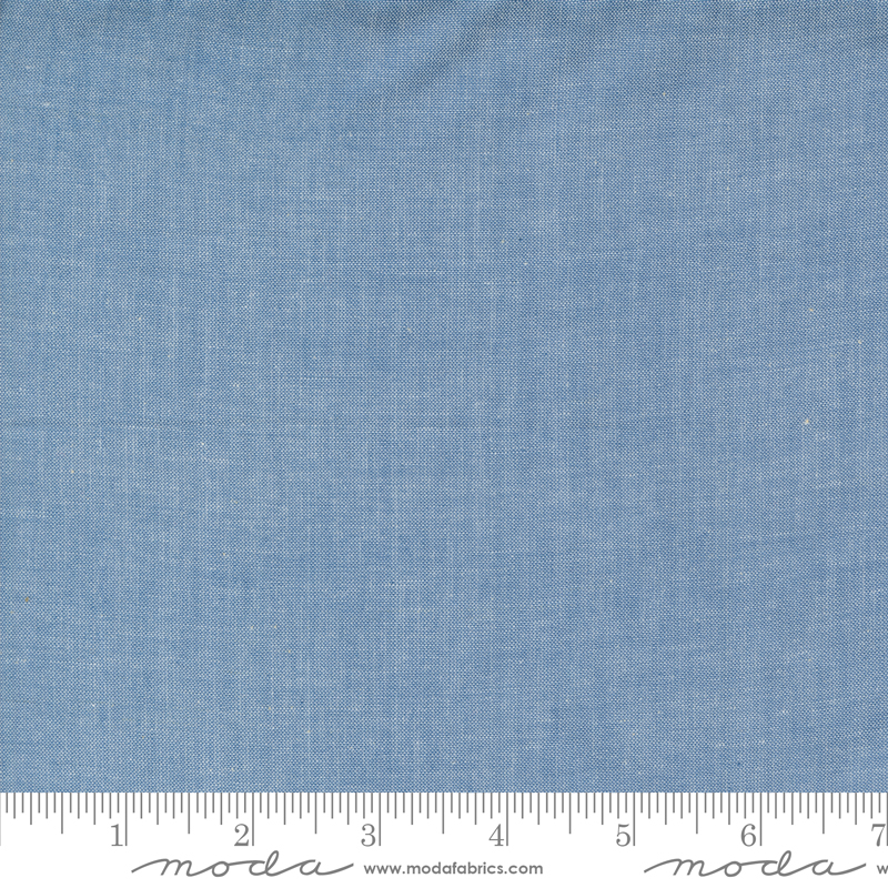 Denim & Daisies Wovens Blue Jeans Crossweave | Fig Tree & Co | Moda Fabrics | 12222 16 | Sold in 1/2 Yd