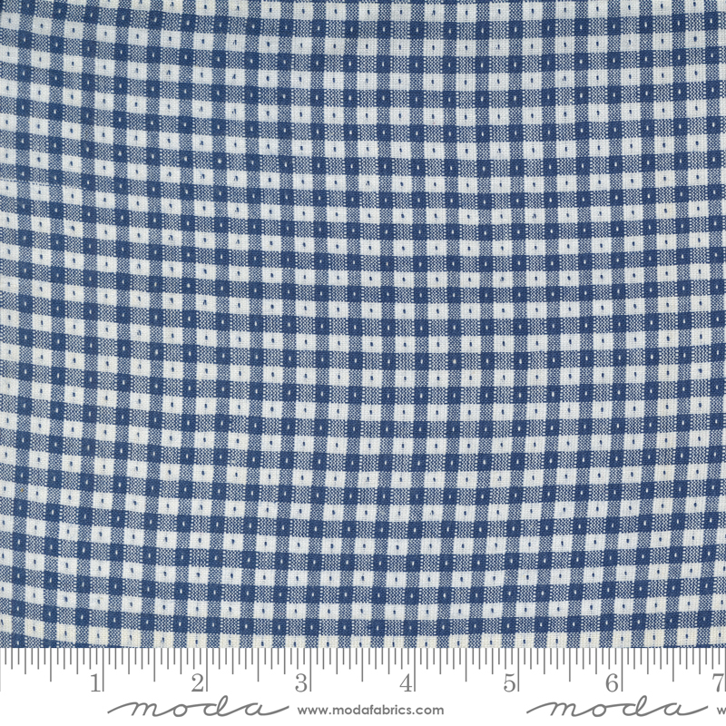 Denim & Daisies Wovens Midnight Jeans Gingham | Fig Tree & Co | Moda Fabrics | 12222 22 | Sold in 1/2 Yd