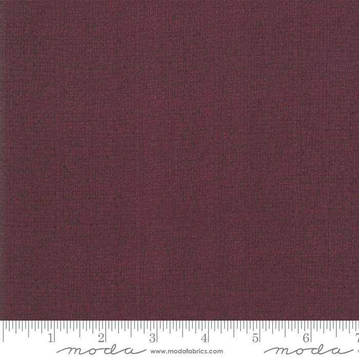 Thatched Basic Burgundy | Robert Pickens | Moda Fabrics | 48626 60 | Sold in 1/2 Yd