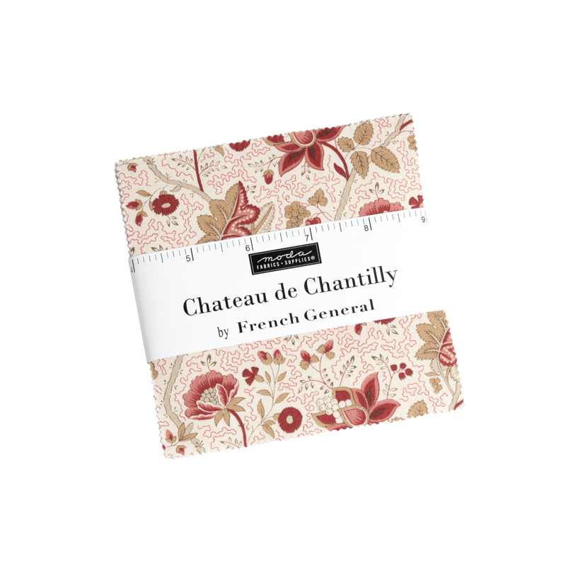 Chateau De Chantilly Charm Pack | French General | Moda Fabrics | 13940PP | Sold as a Bundle