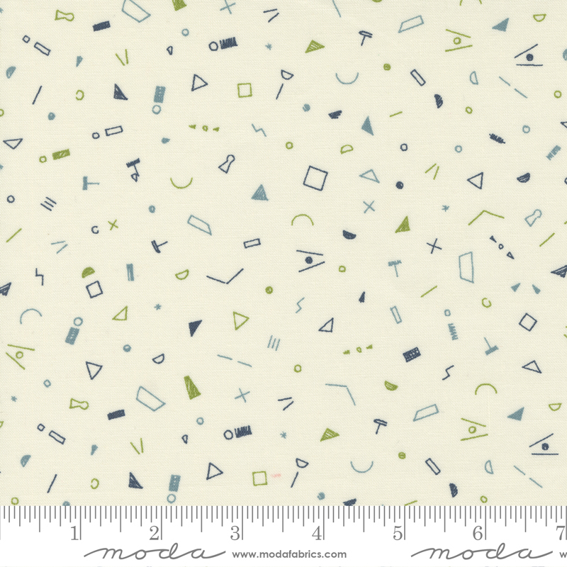 Collage Bits and Bobs Parchment | Janet Clare | Moda Fabrics | 16954 13 | Sold in 1/2 Yd