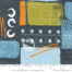 Bluish Stiched Up Charcoal | Zen Chic | Moda Fabrics | 1820 17 | Sold in 1/2 Yd