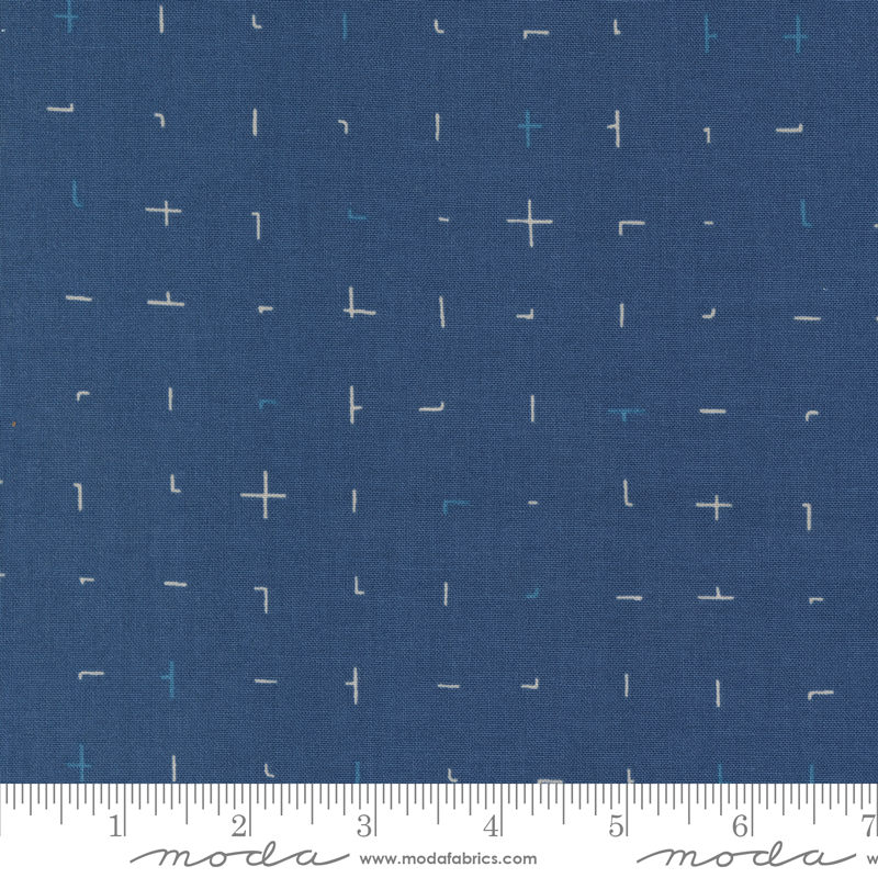 Bluish Handquilted Blueprint | Zen Chic | Moda Fabrics | 1826 16 | Sold in 1/2 Yd