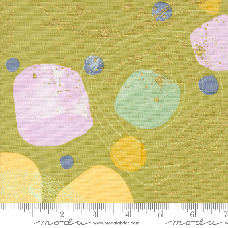 Flirtation Dancing Zest | Zen Chic | Moda Fabrics | 1830 17M | Sold in 1/2 Yd