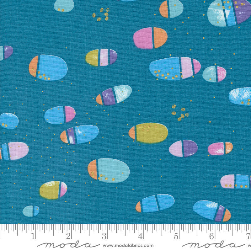 Flirtation Playful Horizon | Zen Chic | Moda Fabrics | 1834 14M | Sold in 1/2 Yd