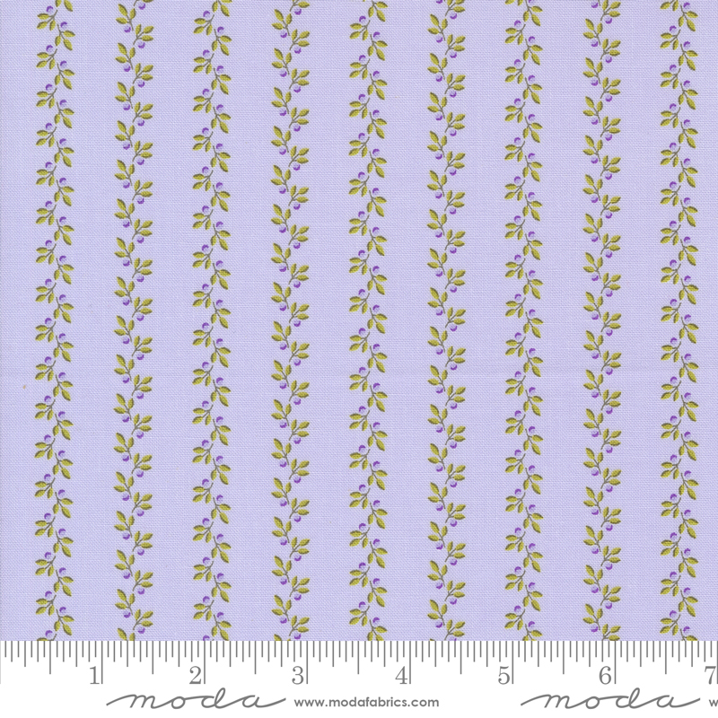 Georgia Stripe Lavender | Brenda Riddle of Acorn Quilts | Moda Fabrics | 18776 12 | Sold in 1/2 Yd