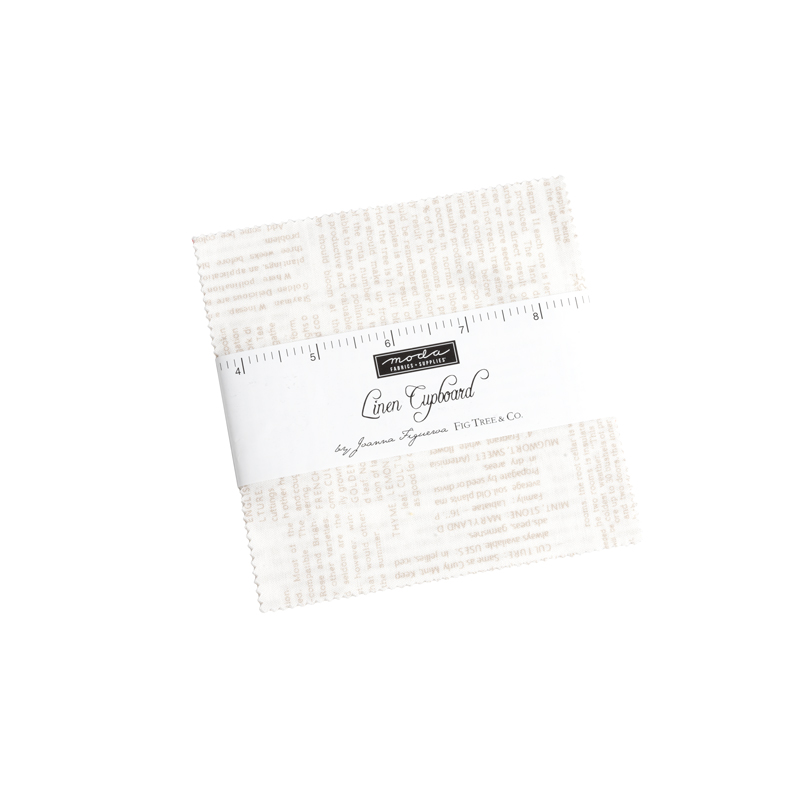 Linen Cupboard Charm Pack | Fig Tree & Co. | Moda Fabrics | 20480PP | Sold as a Bundle