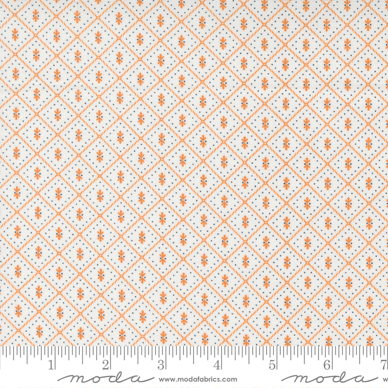 Linen Cupboard Pajamas Chantilly Orange | Fig Tree and Co. by Joanna Figueroa | Moda Fabrics | 20485 21 | Sold in 1/2 Yd