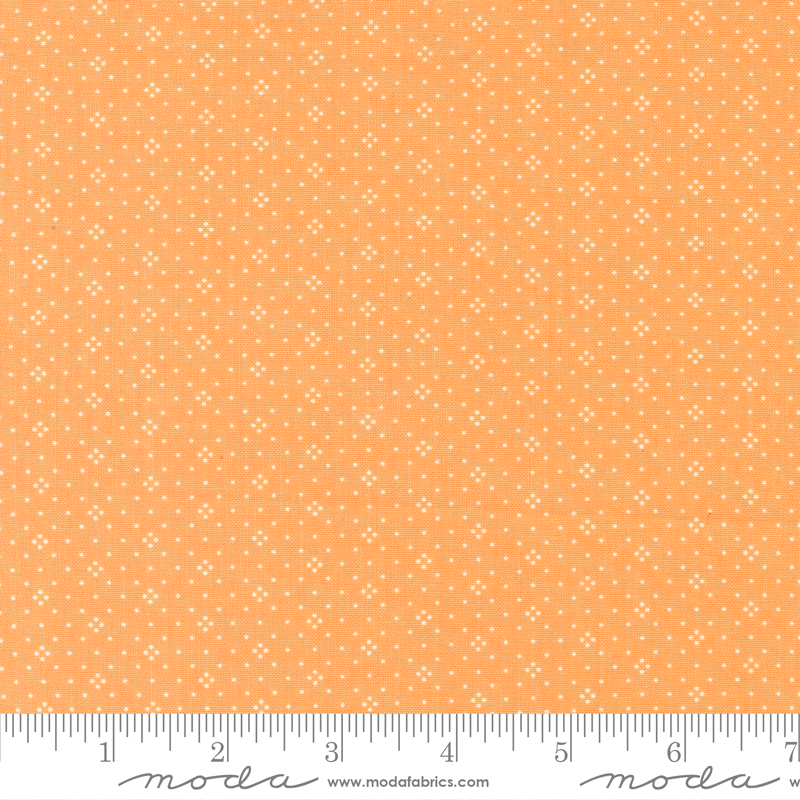 Eyelet Orange | Fig Tree and Co. by Joanna Figueroa | Moda Fabrics | 20488 74 | Sold in 1/2 Yd