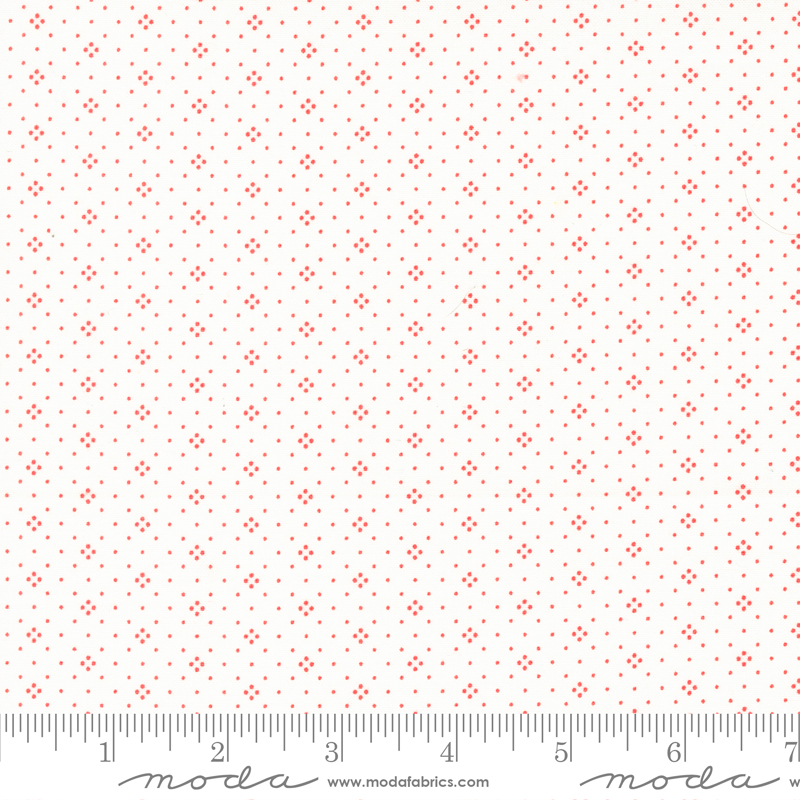 Eyelet Ivory Cherry | Fig Tree and Co. by Joanna Figueroa | Moda Fabrics | 20488 85 | Sold in 1/2 Yd