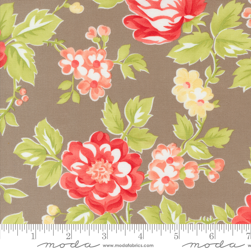 Jelly Jam Summer Bloomers Twine | Fig Tree & Co. | Moda Fabrics | 20490 20 | Sold in 1/2 Yd