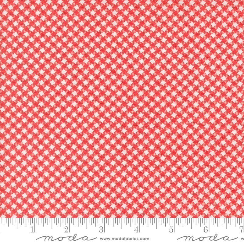Jelly Jam Gingham Strawberry | Fig Tree & Co. | Moda Fabrics | 20495 12 | Sold in 1/2 Yd
