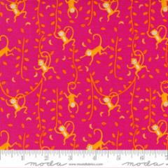Jungle Paradise Monkeys Hibiscus | Stacy Iest Hsu | Moda Fabrics | 20784 16 | Sold in 1/2 Yds