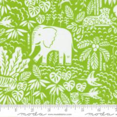 Jungle Paradise Elephants Seedling | Stacy Iest Hsu | Moda Fabrics | 20785 19 | Sold in 1/2 Yds