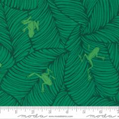 Jungle Paradise Frogs Palm | Stacy Iest Hsu | Moda Fabrics | 20786 22 | Sold in 1/2 Yds