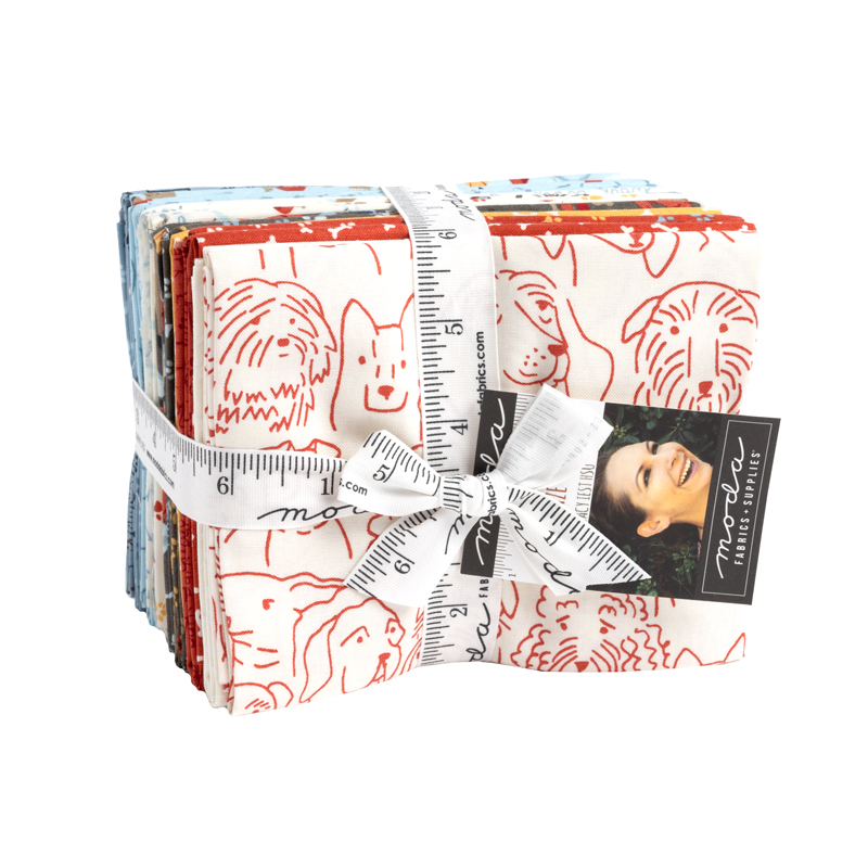 Dog Daze Fat Quarter Bundle | Stacy Iest Hsu | Moda Fabrics | 20840AB | Sold As A Bundle