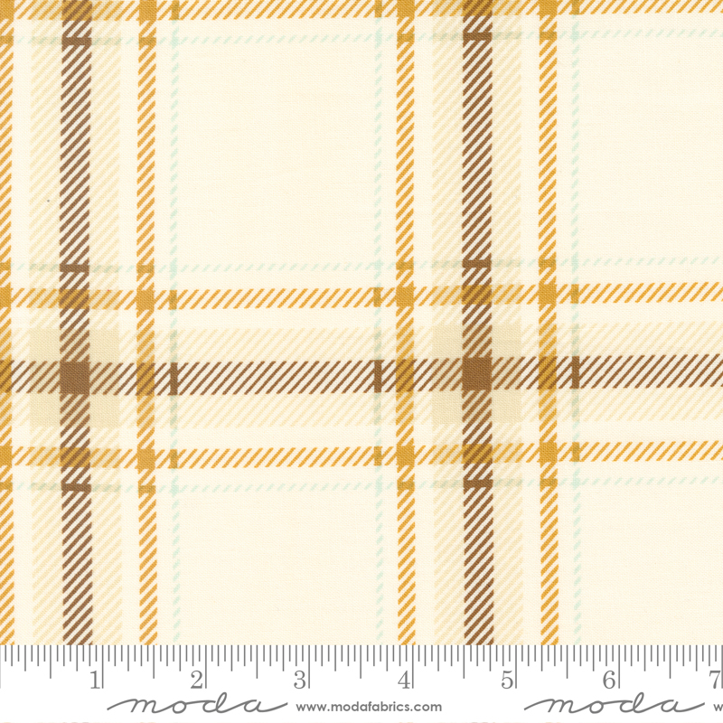 Ponderosa Plaid Natural | Stacy Iest Hsu | Moda Fabrics | 20867 11 | Sold in 1/2 Yd