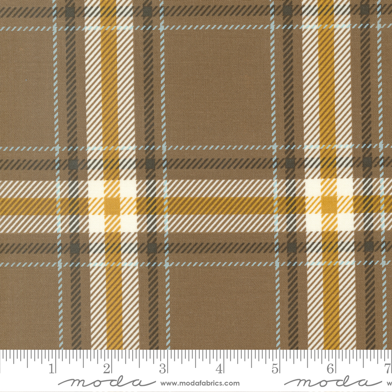 Ponderosa Plaid Boot | Stacy Iest Hsu | Moda Fabrics | 20867 22 | Sold in 1/2 Yd