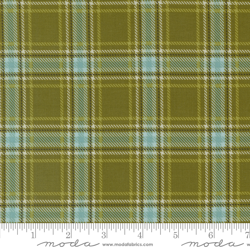 The Great Outdoors Cozy Plaid Forest | Stacy Iest Hsu | Moda Fabrics | 20885 13 | Sold in 1/2 Yd