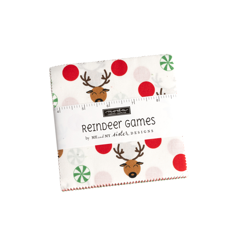Reindeer Games Charm Pack | Me and My Sister Designs | Moda Fabrics | 22440PP | Sold As A Bundle