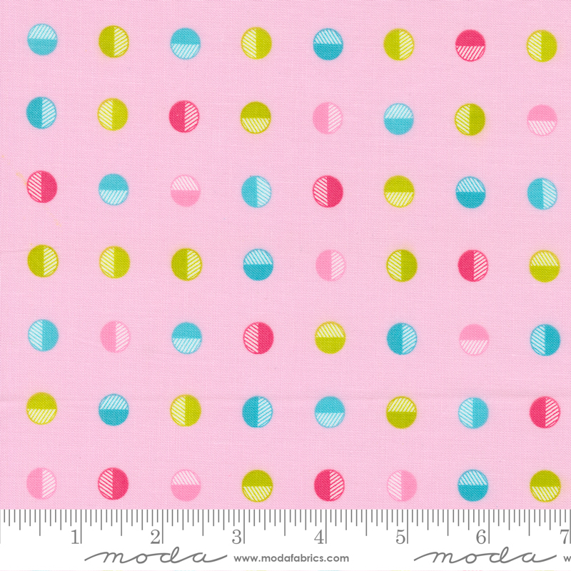 Sweet and Plenty Half Moon Dot Parfait | Me and My Sister Designs | Moda Fabrics | 22452 21 | Sold in 1/2 Yd
