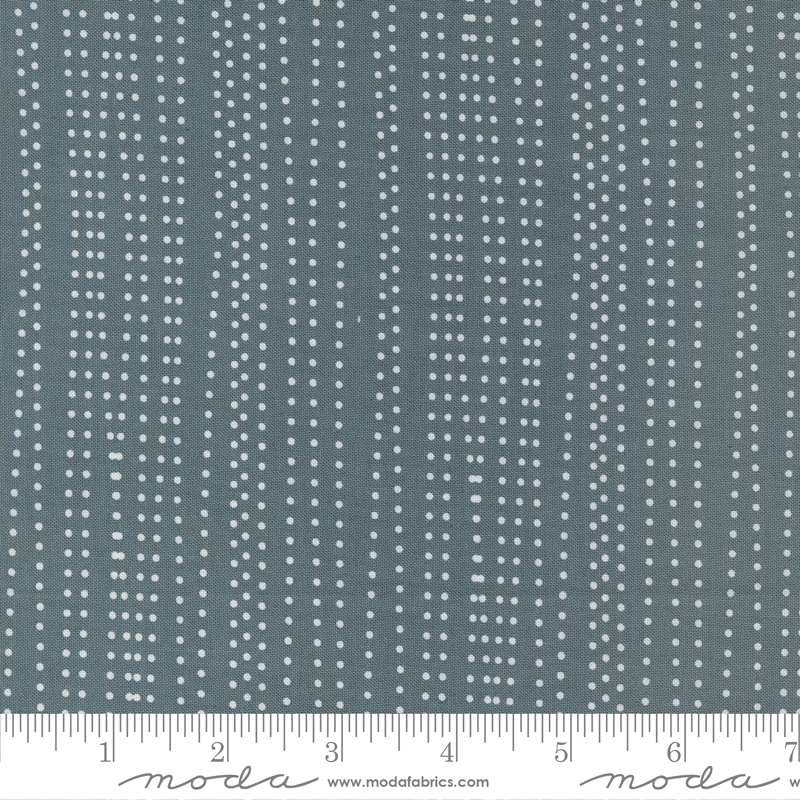 Sweet and Plenty Dot to Dot Graphite | Me and My Sister Designs | Moda Fabrics | 22456 15 | Sold in 1/2 Yd