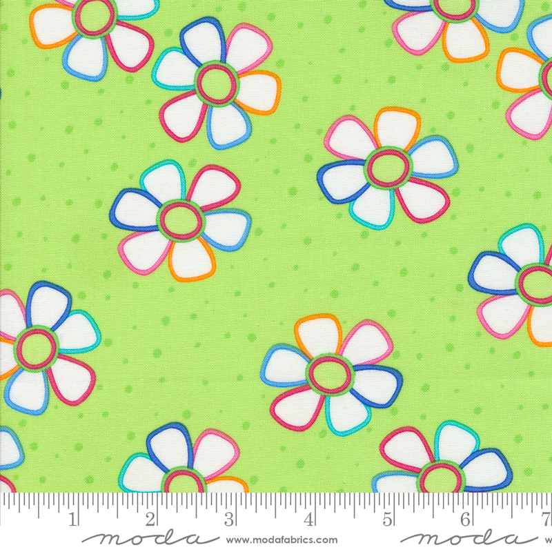 Fiesta! Pinata Limeade | Me and My Sister Designs | Moda Fabrics | 22471 20 | Sold in 1/2 Yd