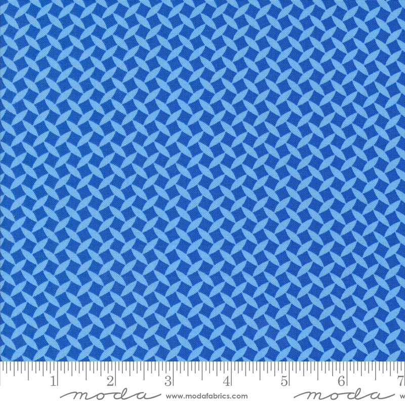 Fiesta! Town Square Royal Blue | Me and My Sister Designs | Moda Fabrics | 22475 28 | Sold in 1/2 Yd