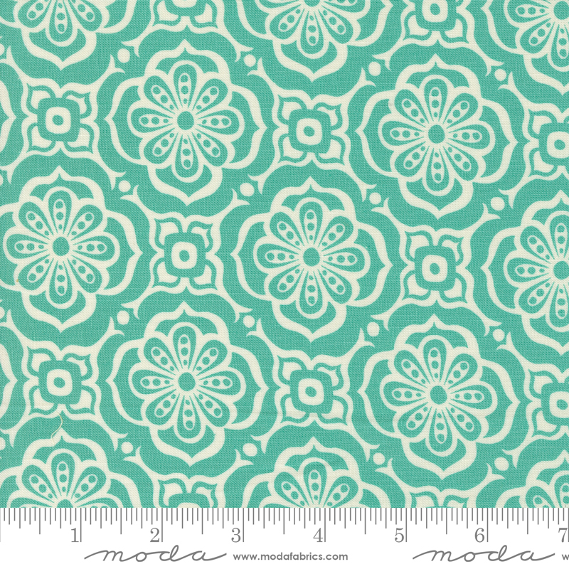 Tango Alhambra Sea | Kate Spain | Moda Fabrics | 27333 23 | Sold in 1/2 Yd