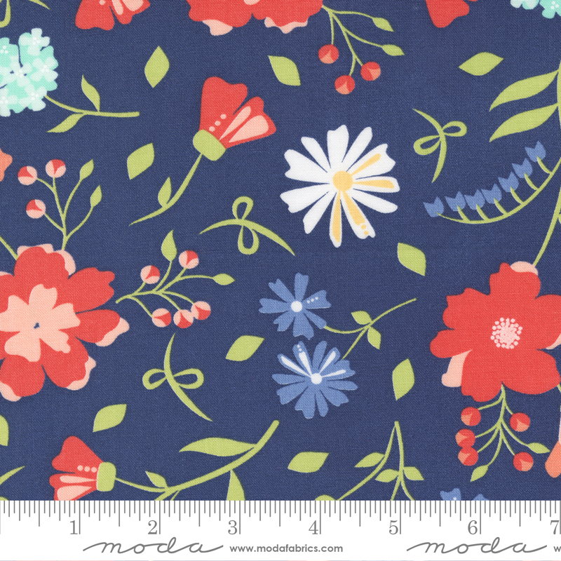 Sunwashed Midnight | Corey Yoder Coriander Quilts | Moda Fabrics | 29160 21 | Sold in 1/2 Yd