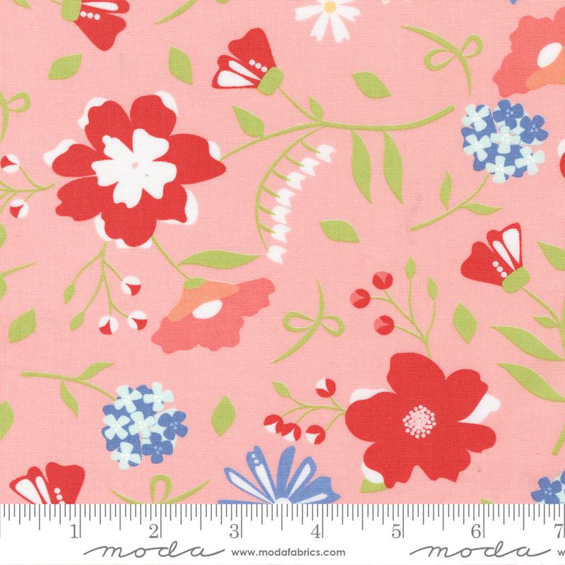 Sunwashed Carnation | Corey Yoder Coriander Quilts | Moda Fabrics | 29160 22 | Sold in 1/2 Yd