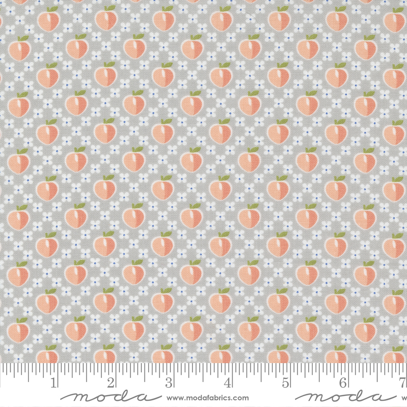Peachy Keen Peaches Grey | Corey Yoder | Moda Fabrics | 29171 12 | Sold in 1/2 Yd
