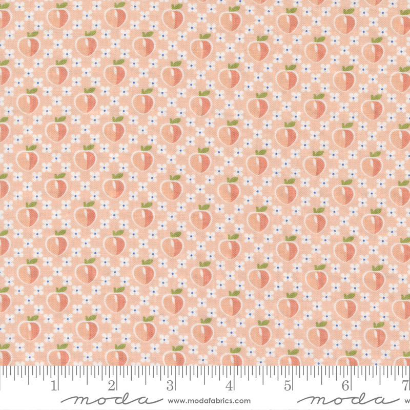 Peachy Keen Peaches Bubble Gum | Corey Yoder | Moda Fabrics | 29171 17 | Sold in 1/2 Yd