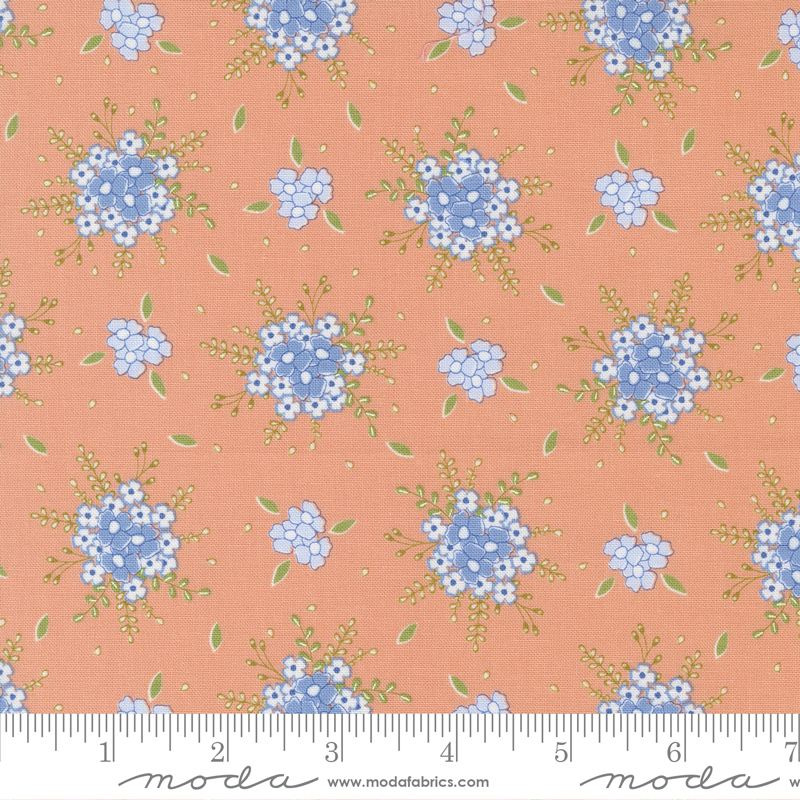 Peachy Keen Blooming Peach Blossom | Corey Yoder | Moda Fabrics | 29172 18 | Sold in 1/2 Yd