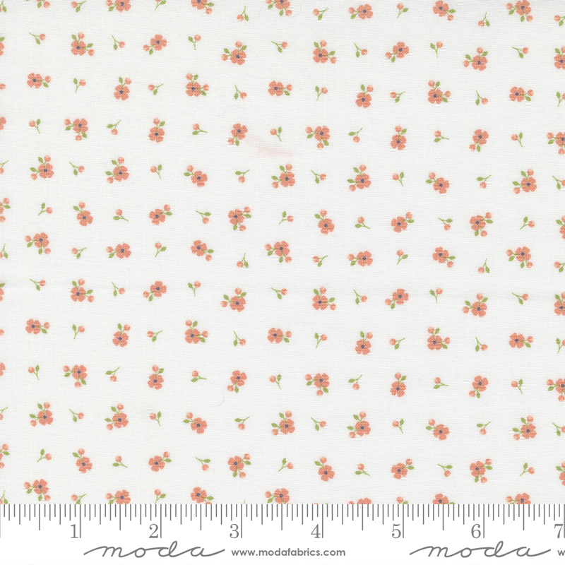 Peachy Keen Pixie Ditsy Off White | Corey Yoder | Moda Fabrics | 29175 11 | Sold in 1/2 Yd