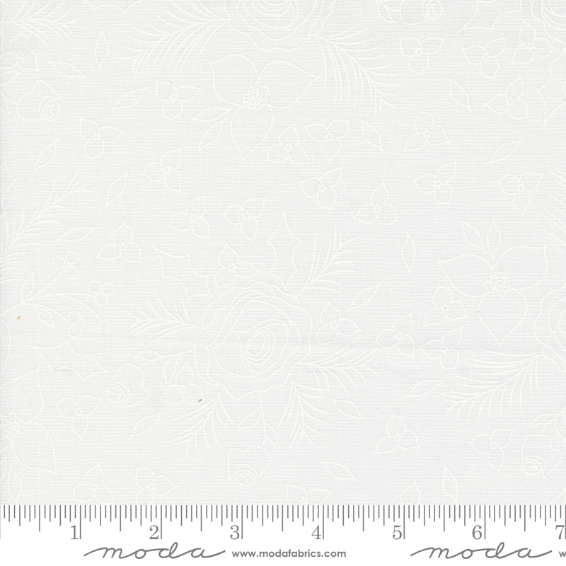 Starberry Winter Sketch Off White White | Corey Yoder | Moda Fabrics | 29181 21 | Sold in 1/2 Yd