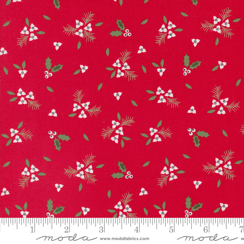 Starberry Pine Springs Red | Corey Yoder | Moda Fabrics | 29182 12 | Sold in 1/2 Yd