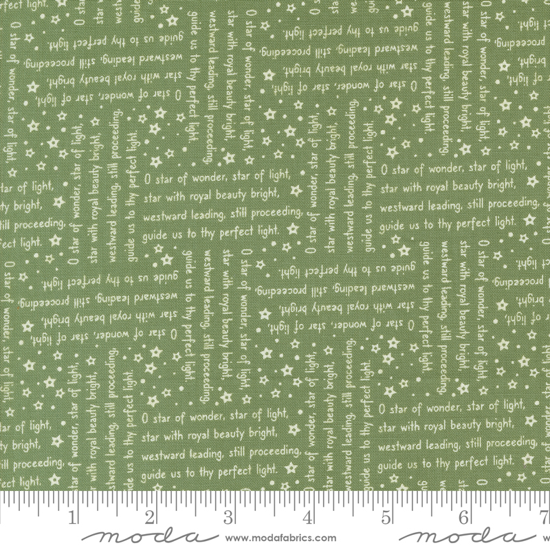 Starberry Woven Song Green | Corey Yoder | Moda Fabrics | 29184 23 | Sold in 1/2 Yd