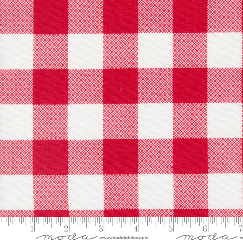 Starberry Check Red | Corey Yoder | Moda Fabrics | 29185 12 | Sold in 1/2 Yd