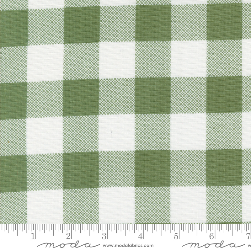 Starberry Check Green | Corey Yoder | Moda Fabrics | 29185 13 | Sold in 1/2 Yd