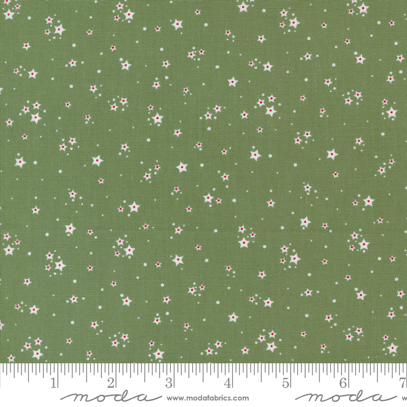 Starberry Stardust Green | Corey Yoder | Moda Fabrics | 29187 23 | Sold in 1/2 Yd