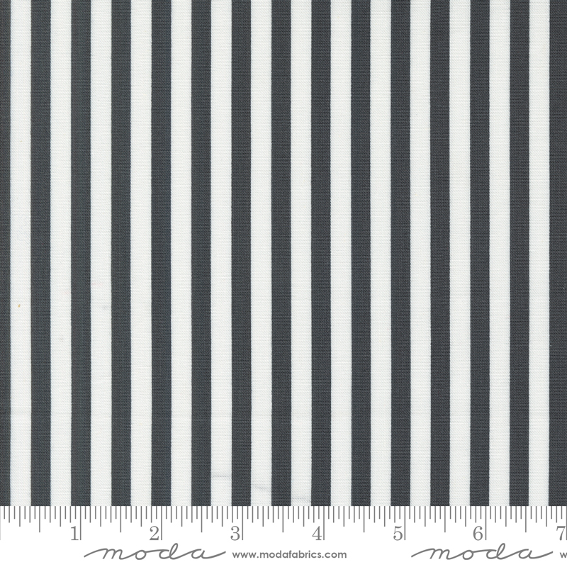 Coriander Colors Stripes Black | Corey Yoder | Moda Fabrics | 29203 31 | Sold in 1/2 Yd