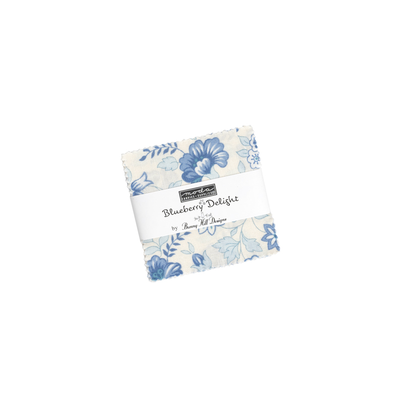 Blueberry Delight Mini Charm Pack | Bunny Hill Designs | Moda Fabrics | 3030MC | Sold as a Bundle