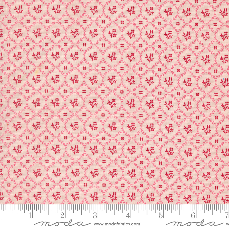 My Summer House Trellis Bloom Blush | Bunny Hill Designs | Moda Fabrics | 3042 16 | Sold in 1/2 Yds