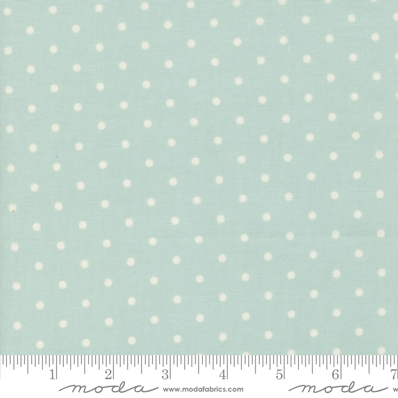 My Summer House Dottie Aqua | Bunny Hill Designs | Moda Fabrics | 3046 13 | Sold in 1/2 Yds