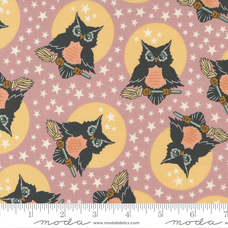 Owl-O-Ween Owls Spell | Urban Chiks | Moda Fabrics | 31190 16 | Sold in 1/2 Yd